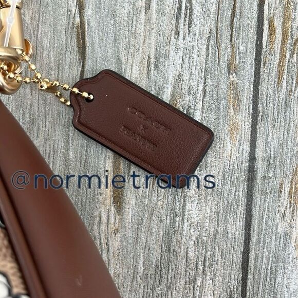 Coach X Peanuts Teri Shoulder Bag In Signature Canvas With Snoopy Print Purse - Picture 5 of 9